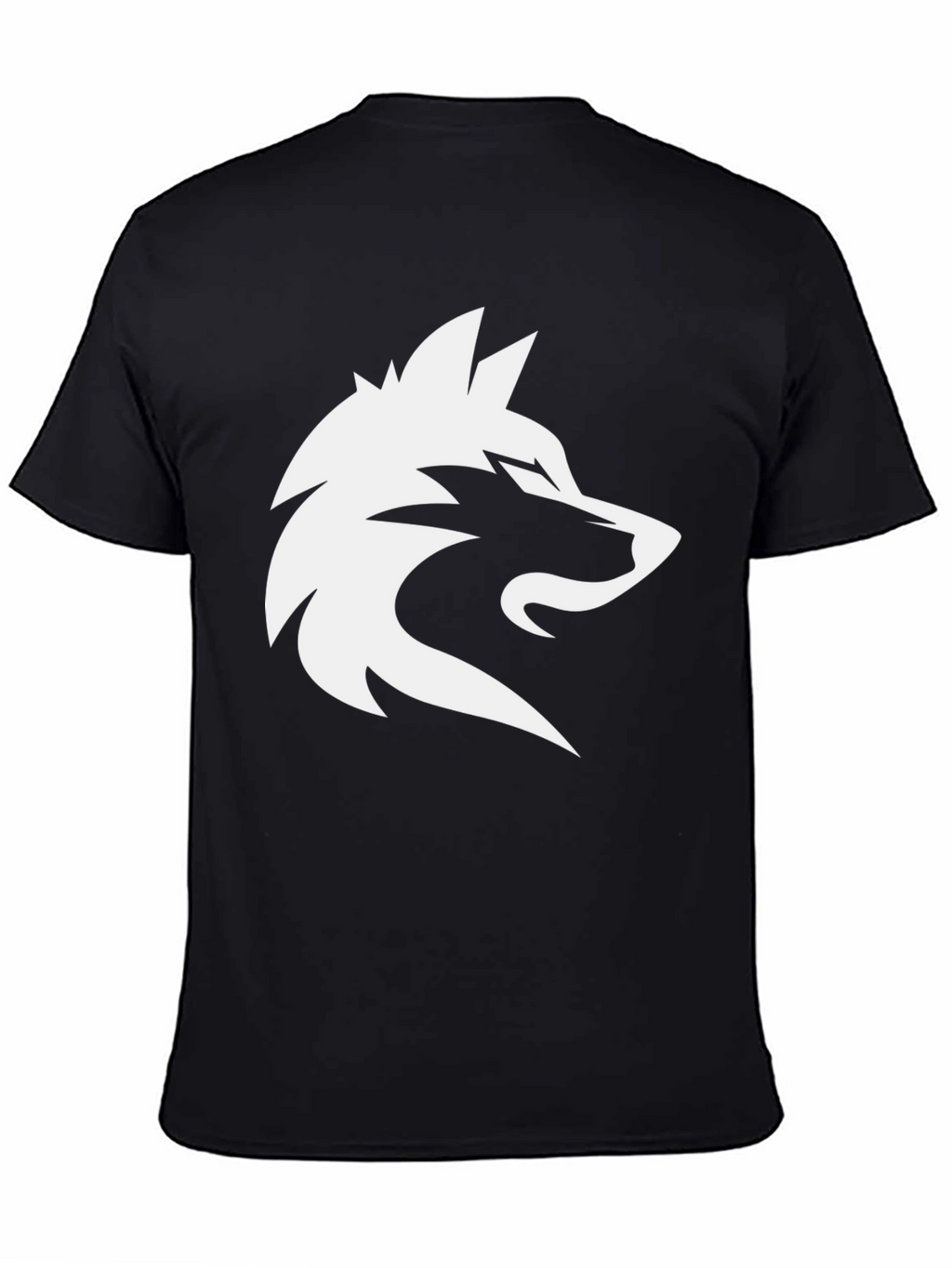 Black Wolf Logo T-Shirt - Mens Graphic Tee