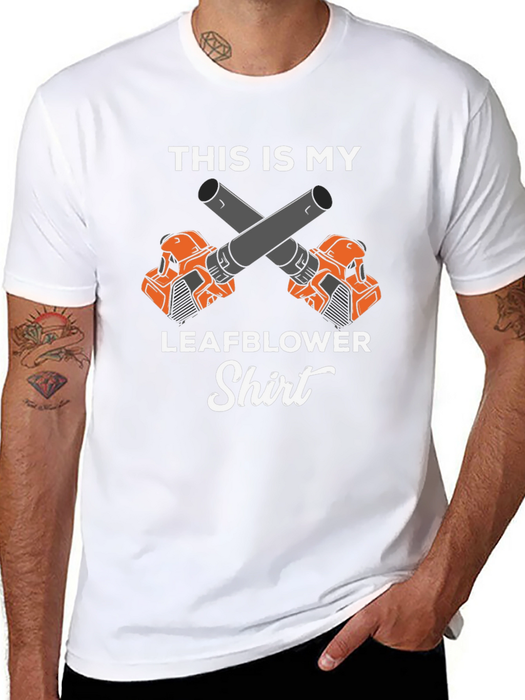 Leaf Blower Shirt - Funny Landscaping T-Shirt