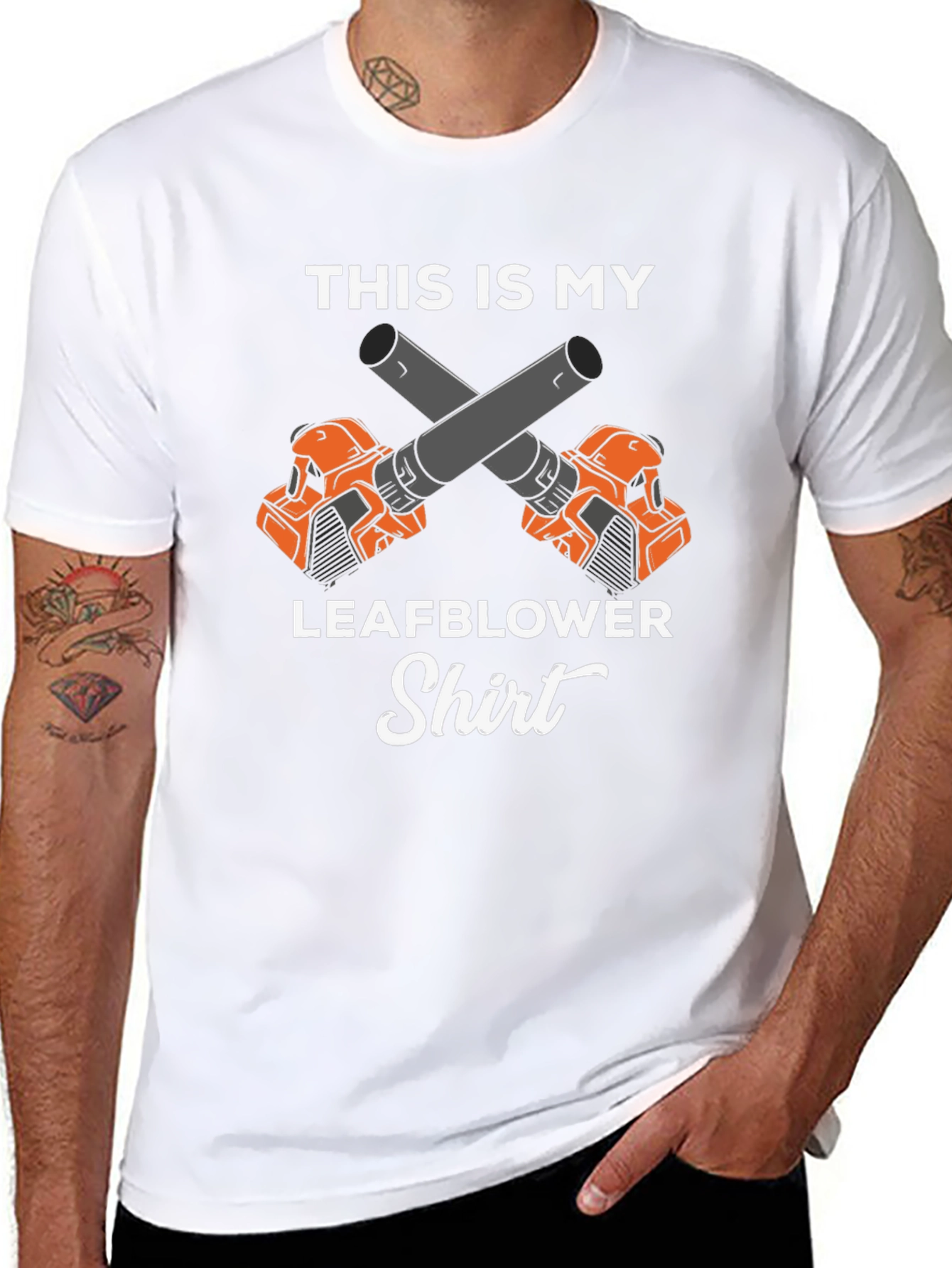 Leaf Blower Shirt - Funny Landscaping T-Shirt