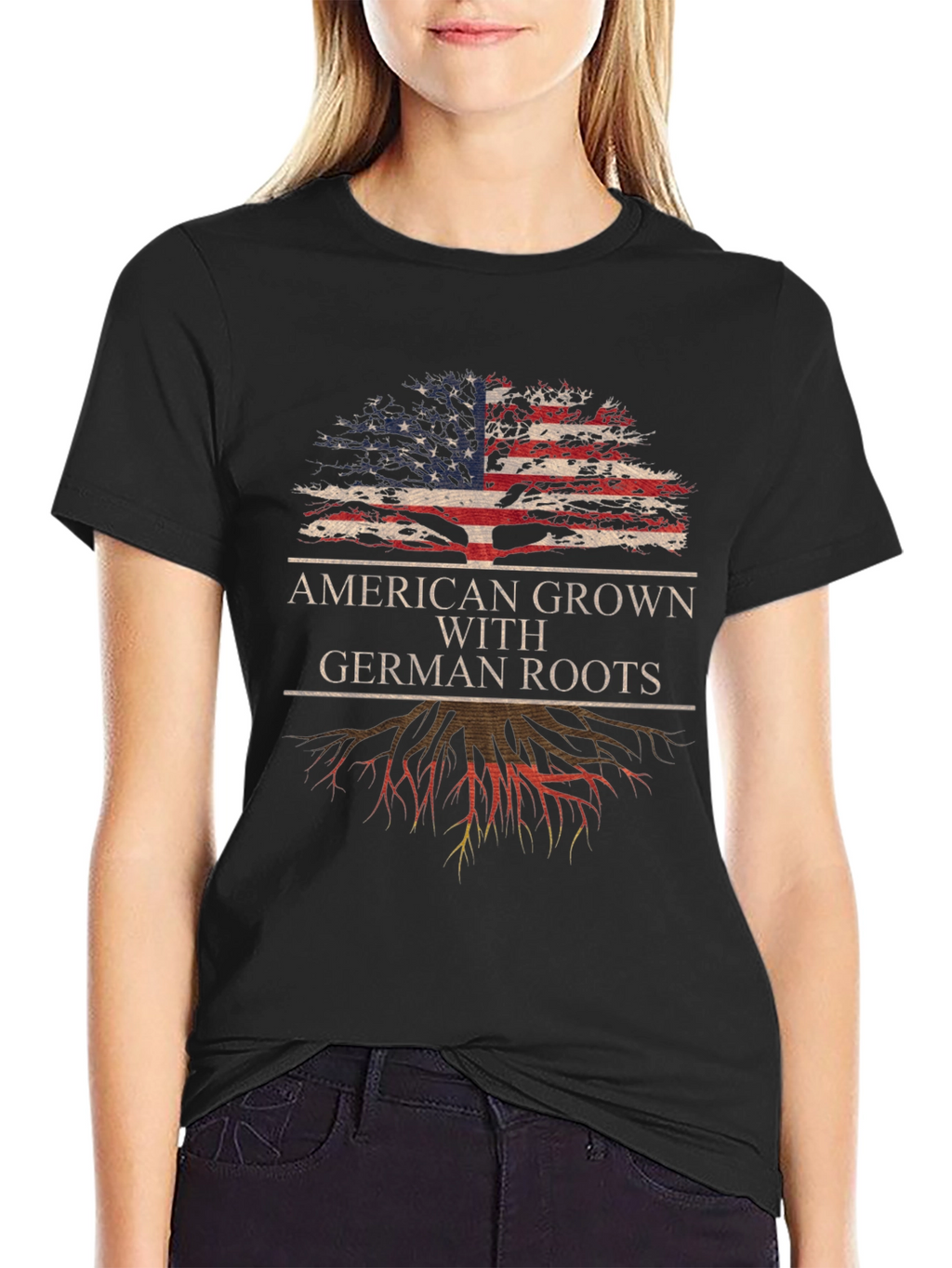 American Grown with German Roots T-Shirt