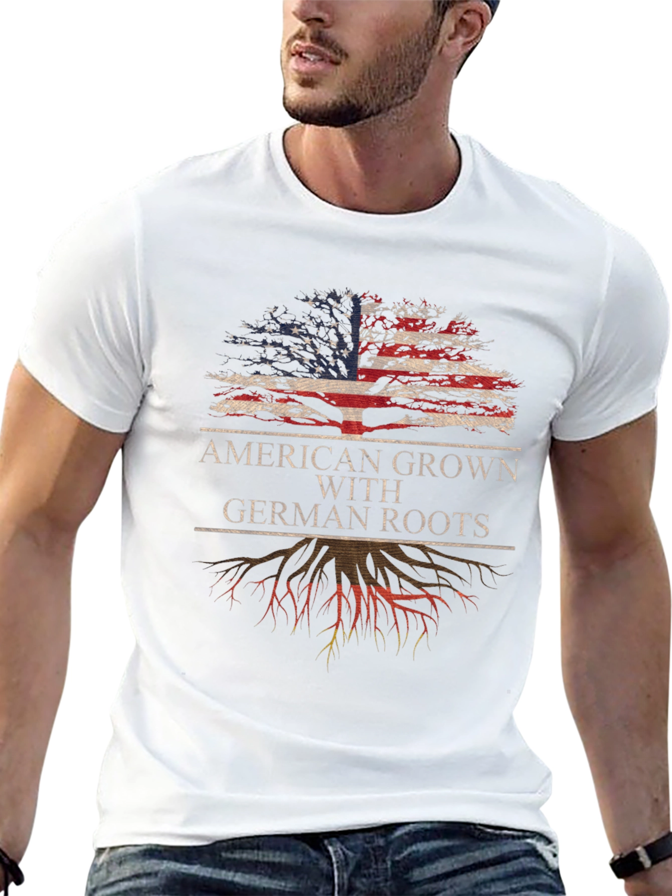 American Grown with German Roots T-Shirt