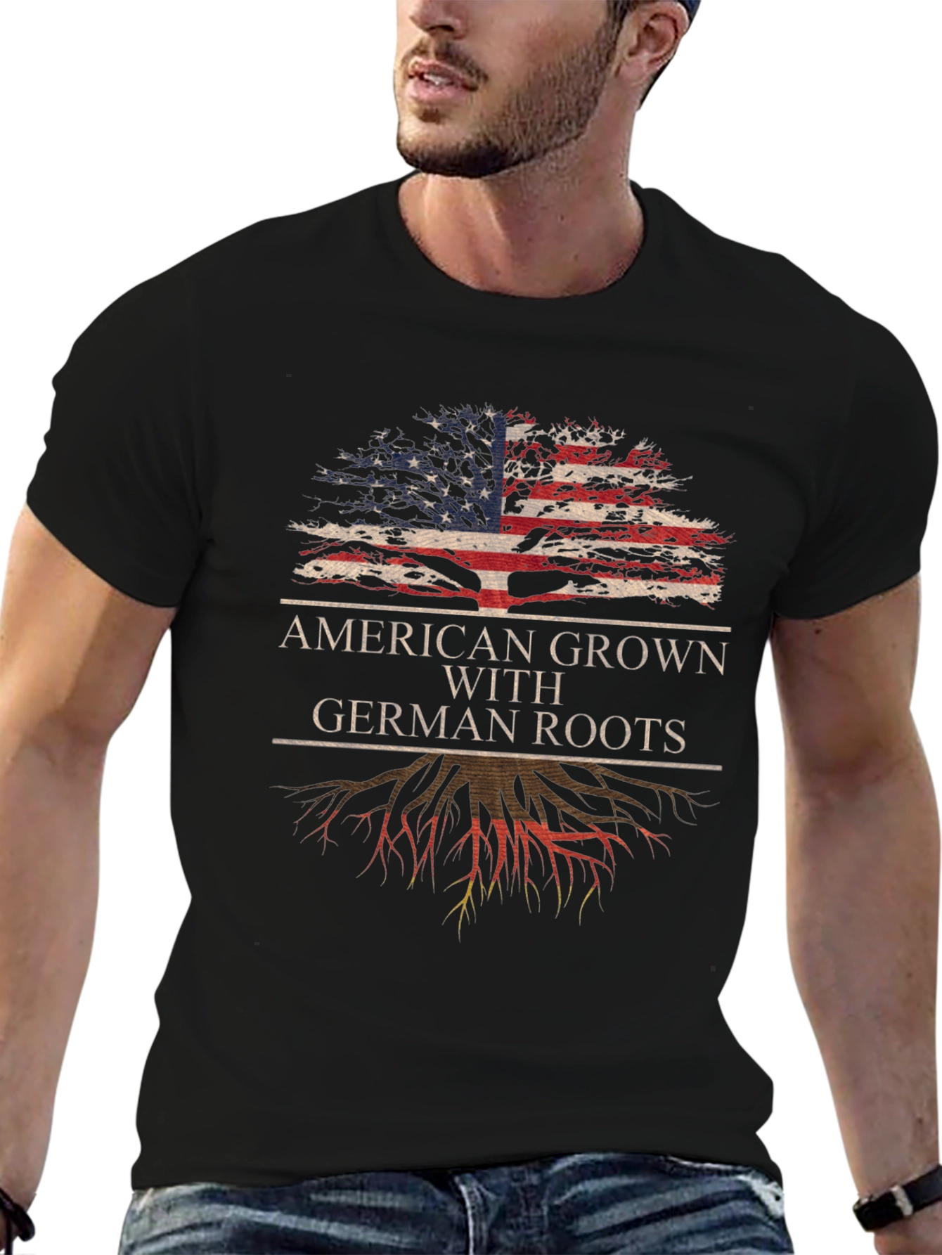 American Grown with German Roots T-Shirt