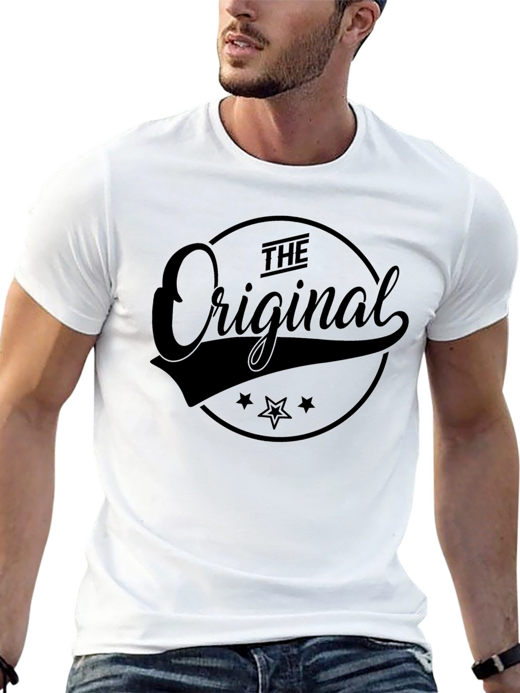 The Original Black Graphic Print T-Shirt