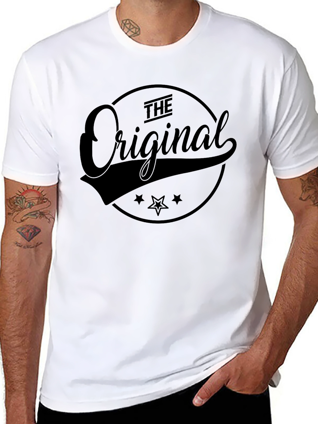The Original Black Graphic Print T-Shirt