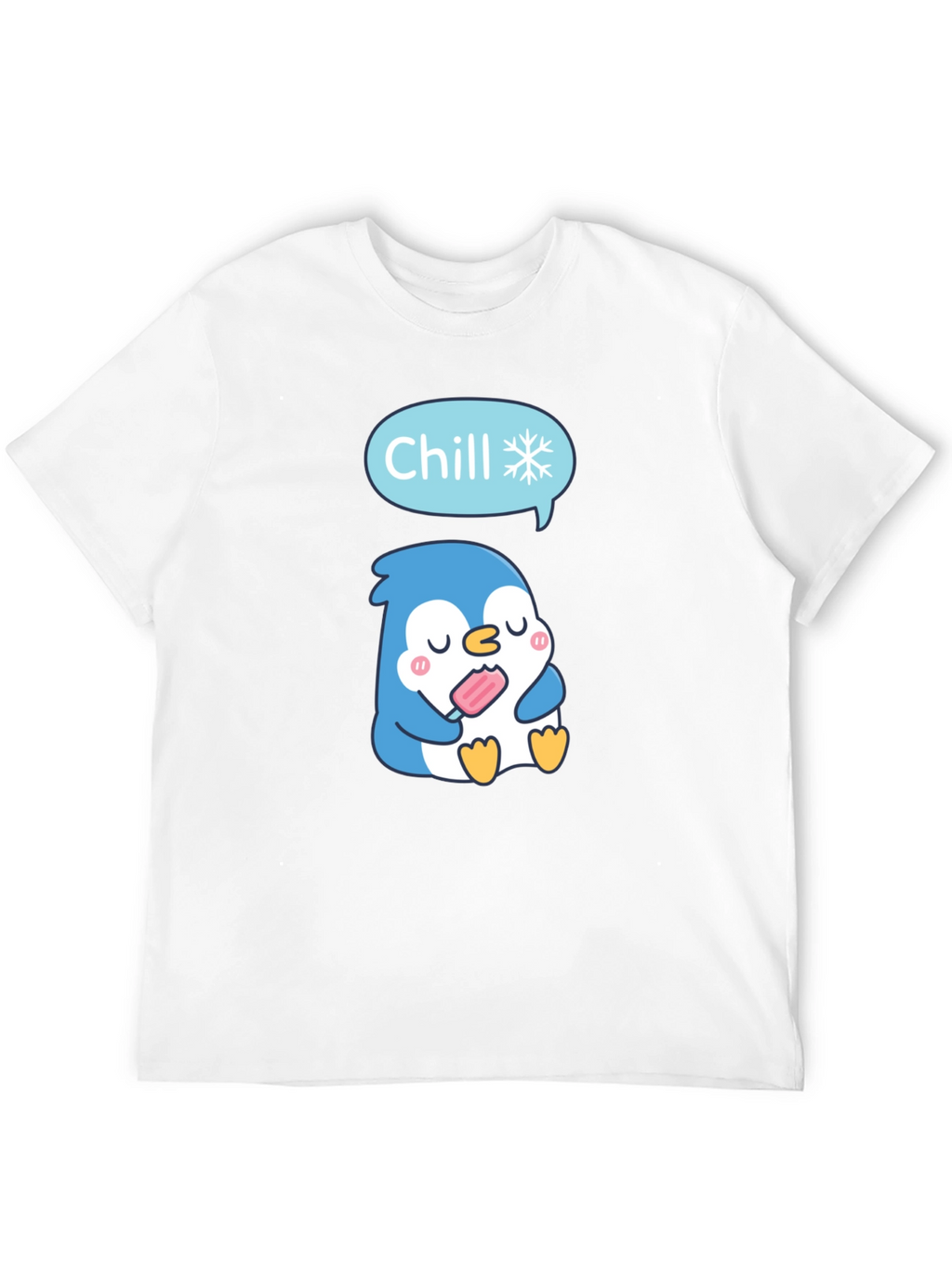Chill Penguin T-Shirt - Cute Cartoon Design