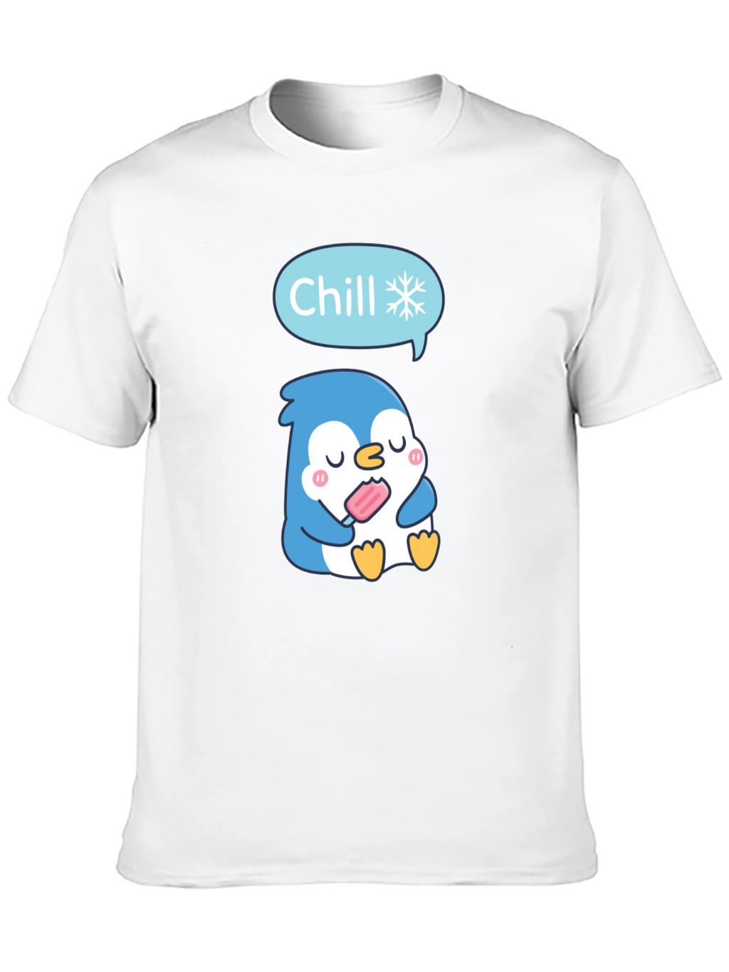 Chill Penguin T-Shirt - Cute Cartoon Design
