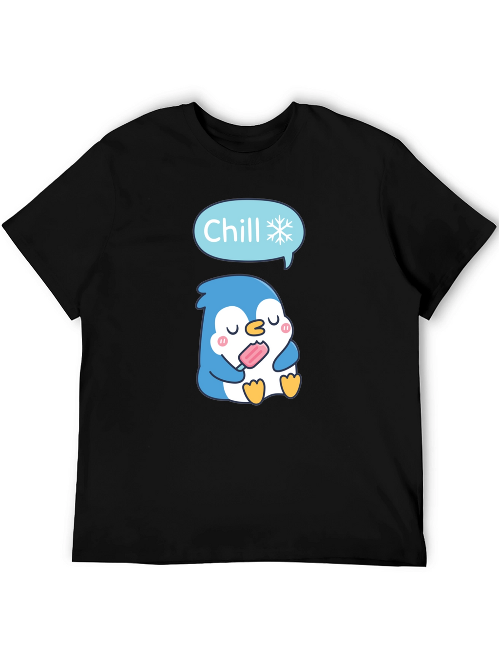 Chill Penguin T-Shirt - Cute Cartoon Design