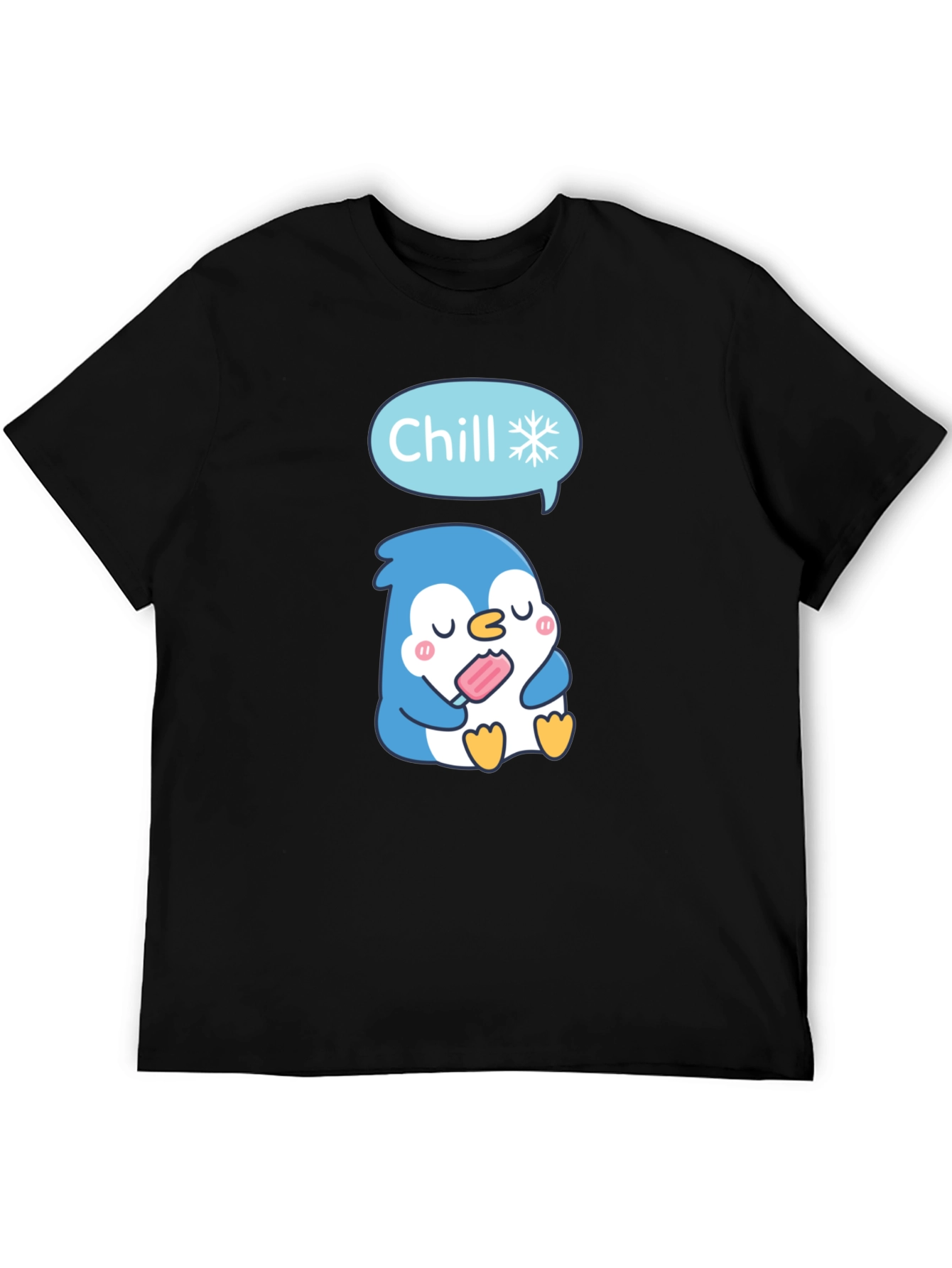 Chill Penguin T-Shirt - Cute Cartoon Design