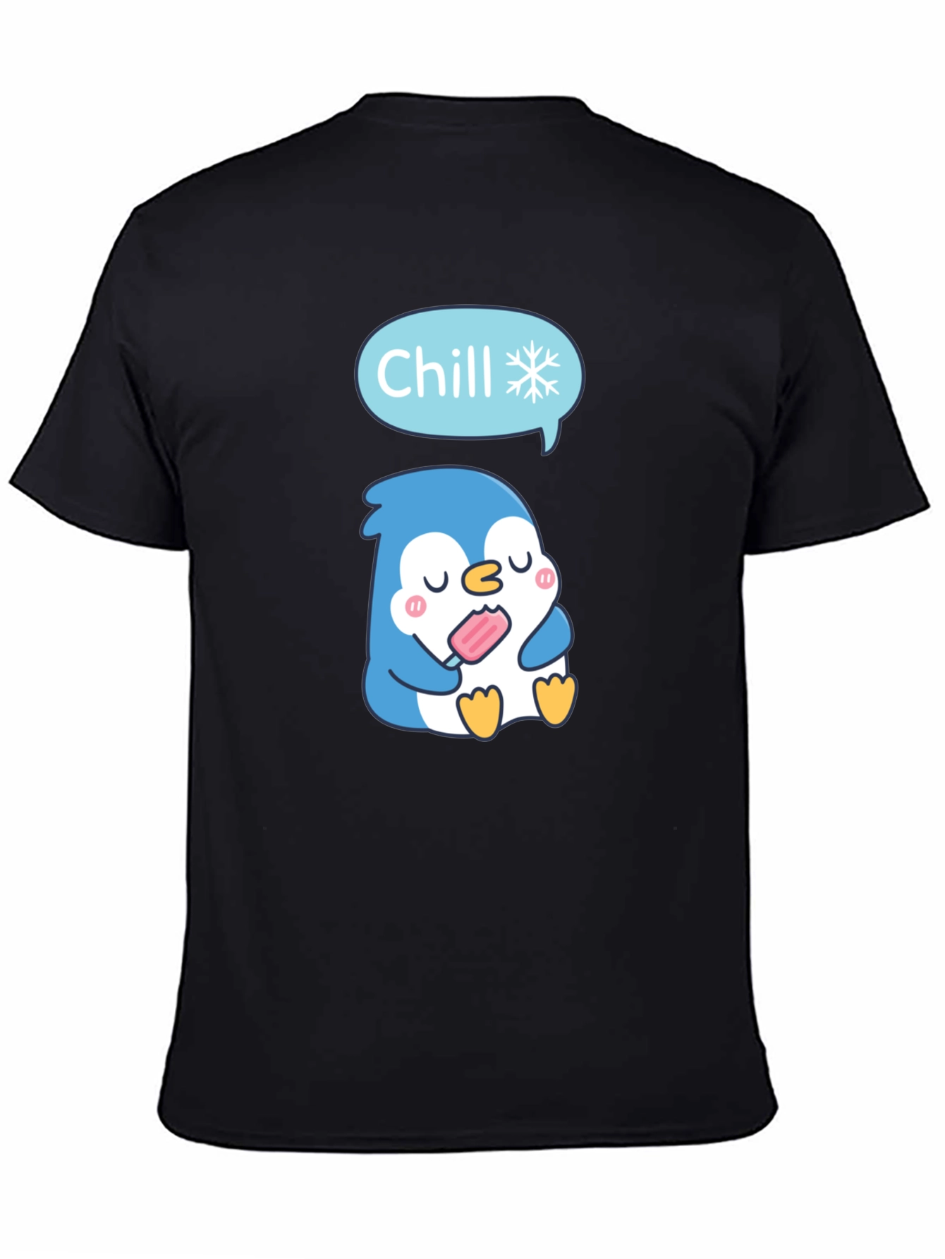 Chill Penguin T-Shirt - Cute Cartoon Design