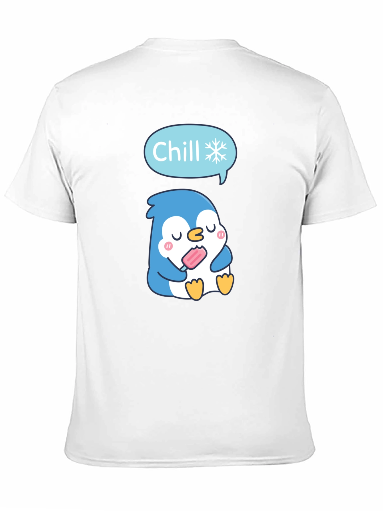 Chill Penguin T-Shirt - Cute Cartoon Design