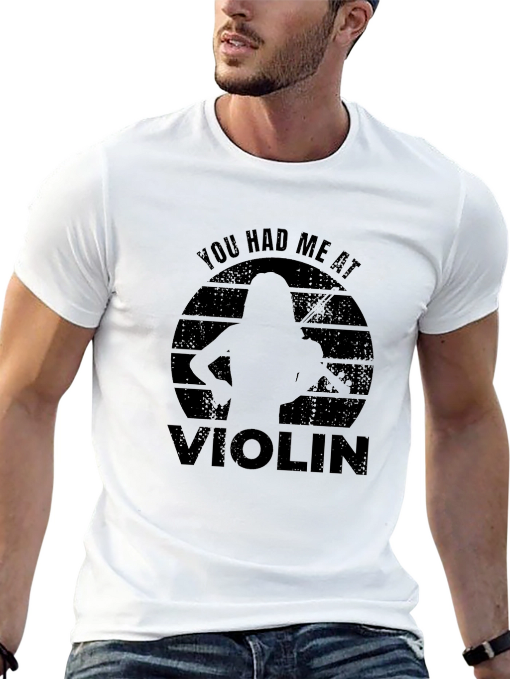 You Had Me At Violin - Music Lover T-Shirt