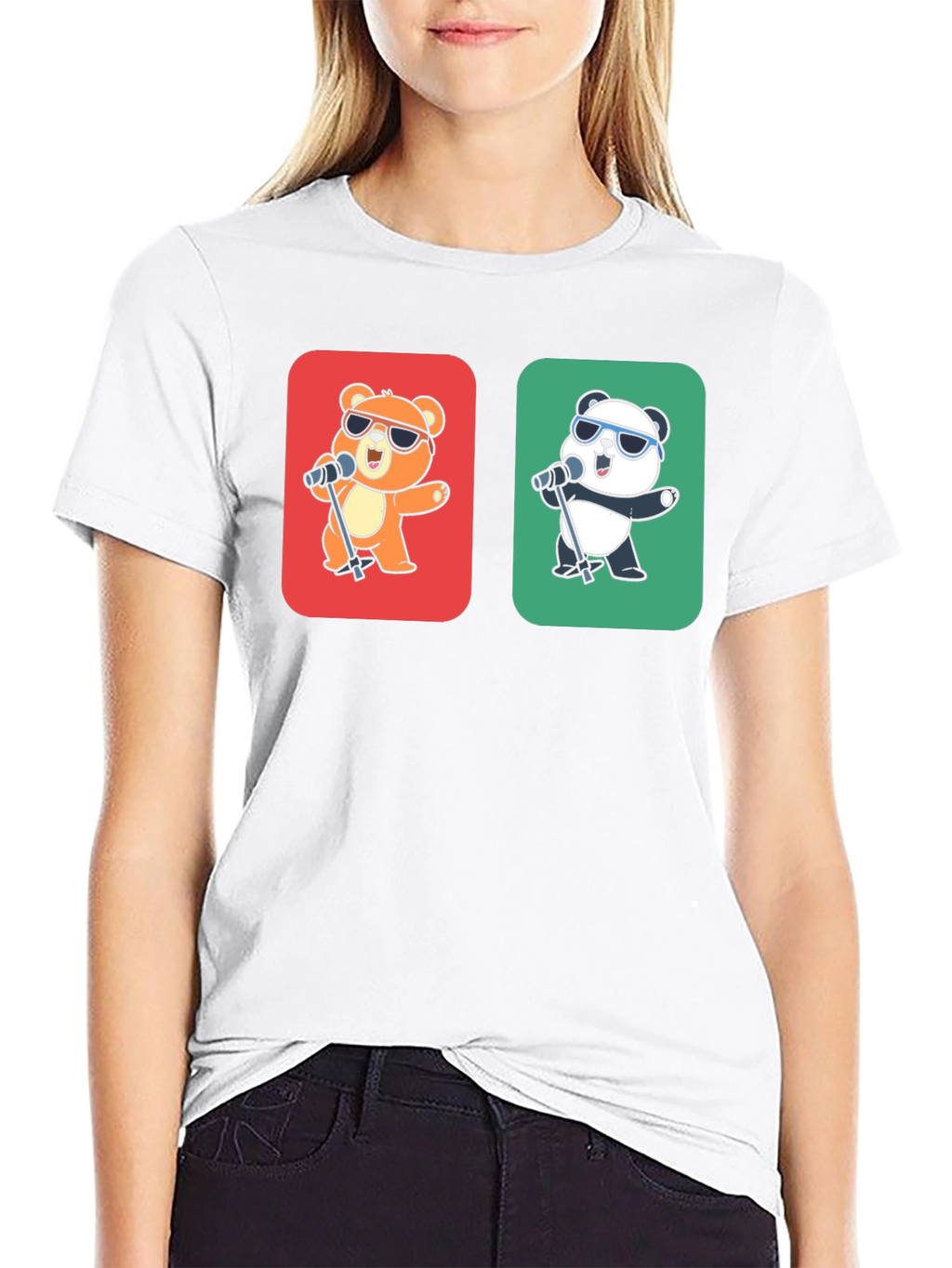 Singing Bear & Panda Graphic Tee