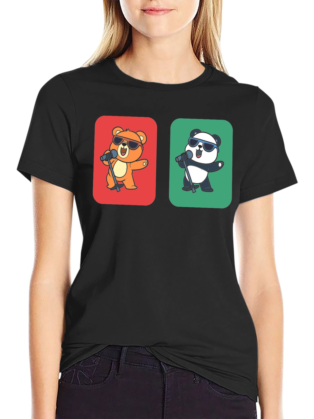 Singing Bear & Panda Graphic Tee