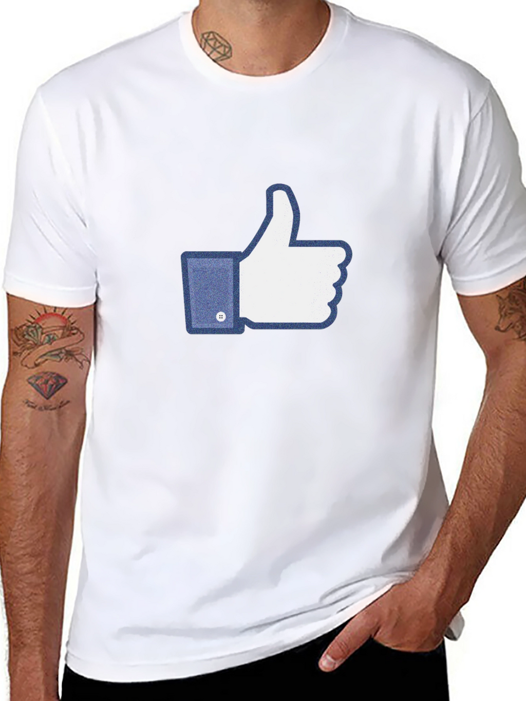 Thumbs Up Graphic Tee - Social Media Inspired