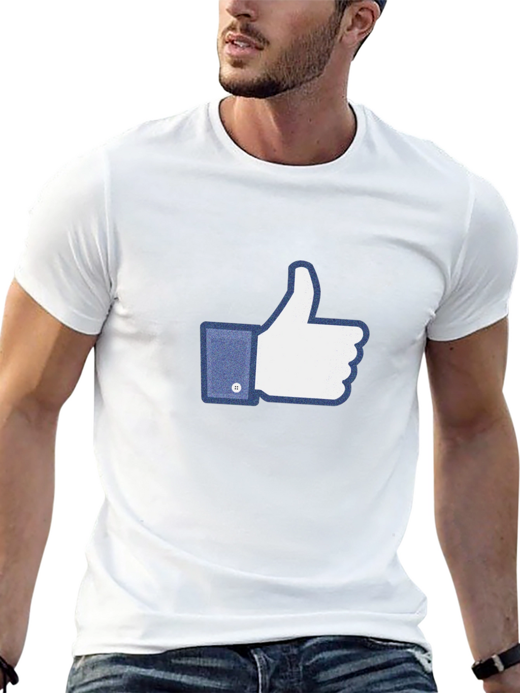 Thumbs Up Graphic Tee - Social Media Inspired