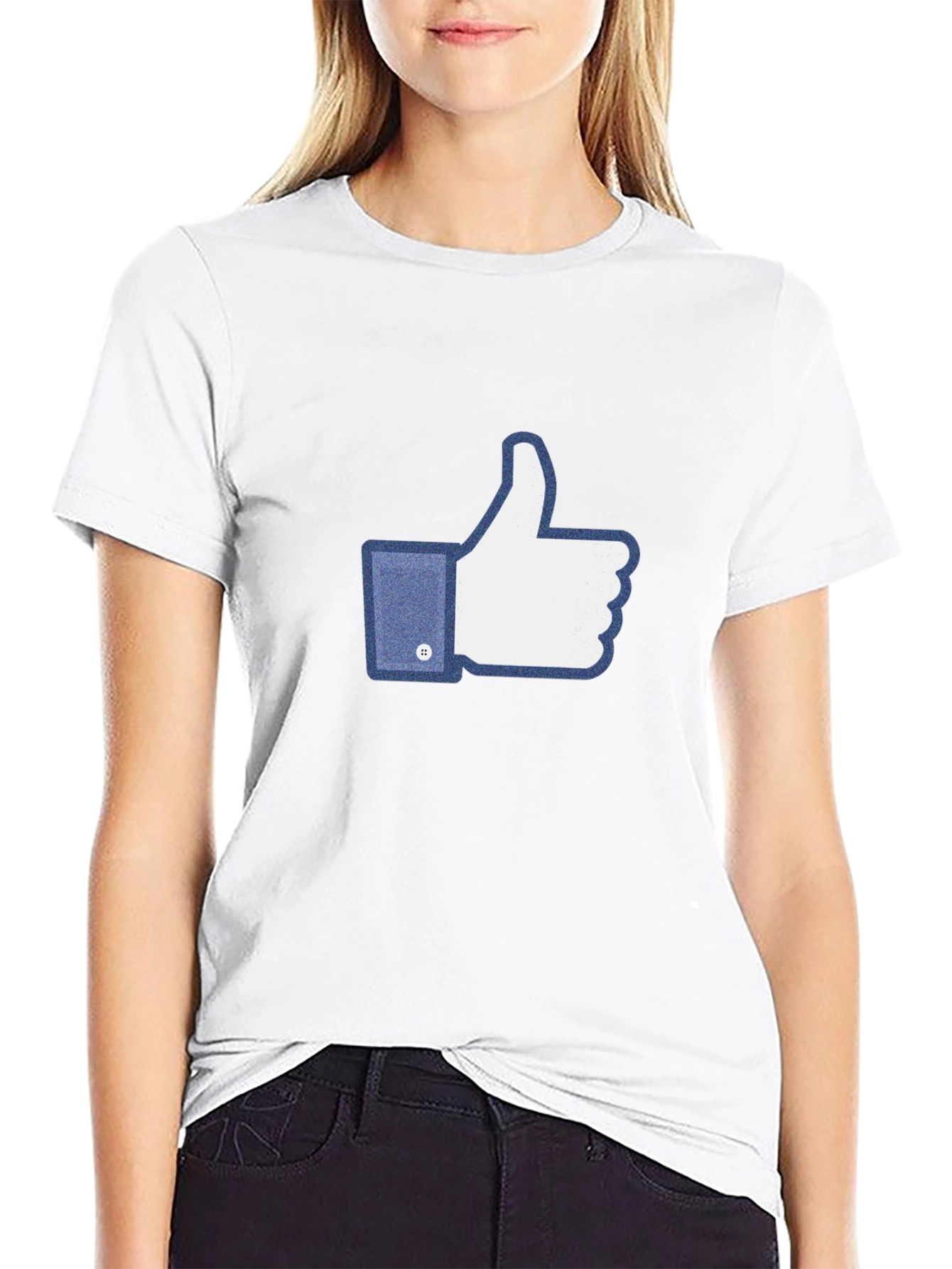 Thumbs Up Graphic Tee - Social Media Inspired