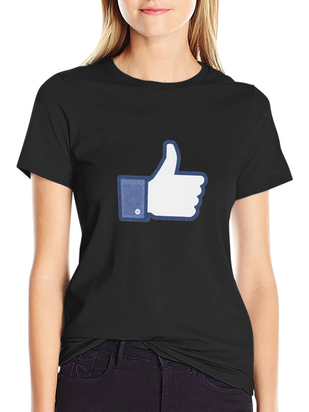 Thumbs Up Graphic Tee - Social Media Inspired