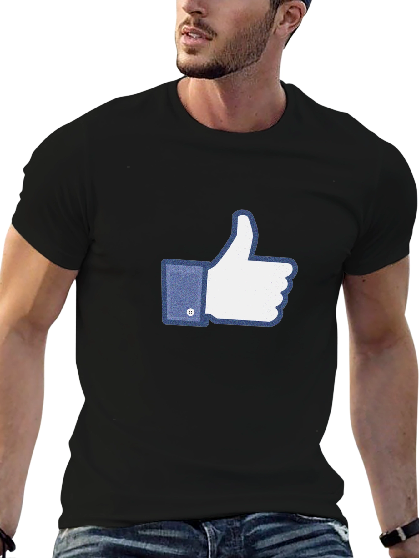 Thumbs Up Graphic Tee - Social Media Inspired