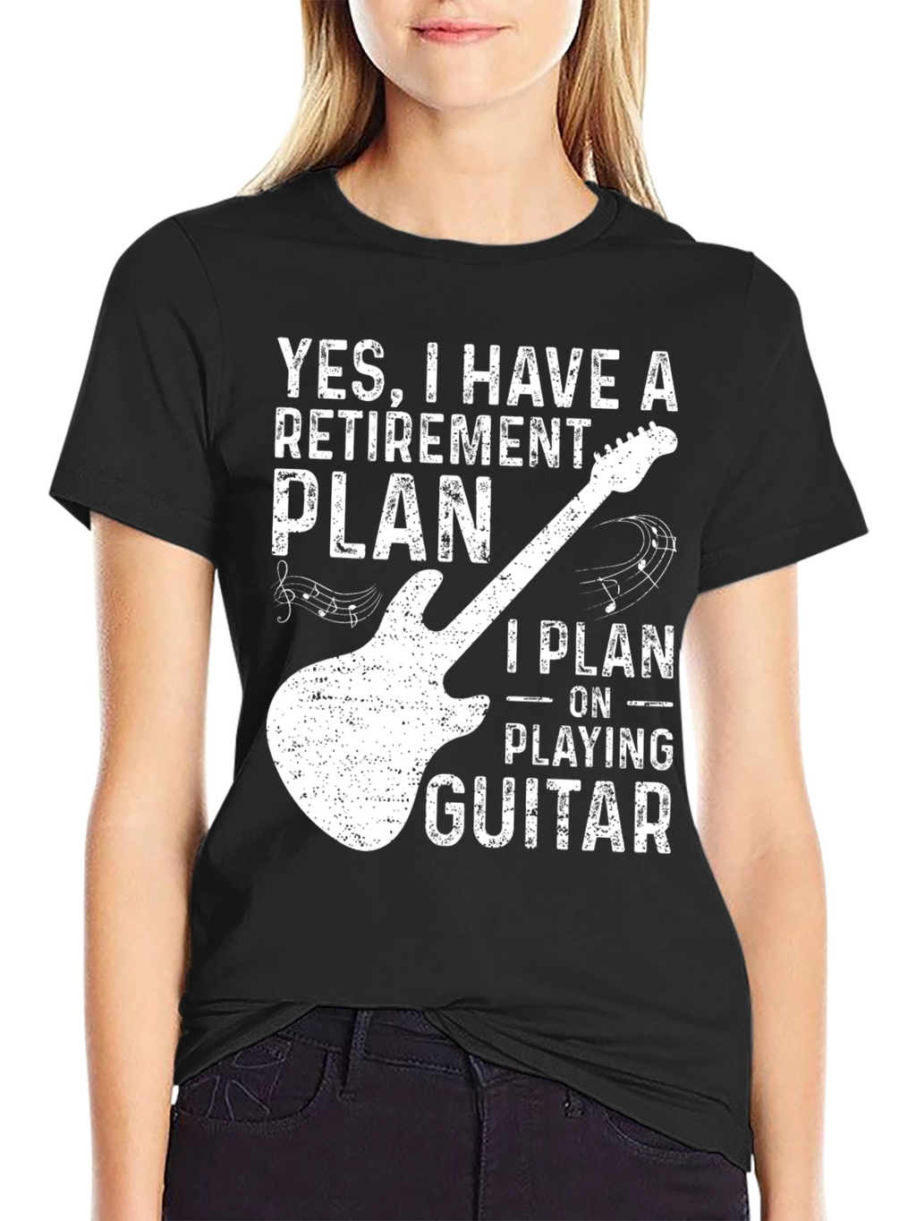Guitar Retirement Plan T-Shirt - Musician Gift