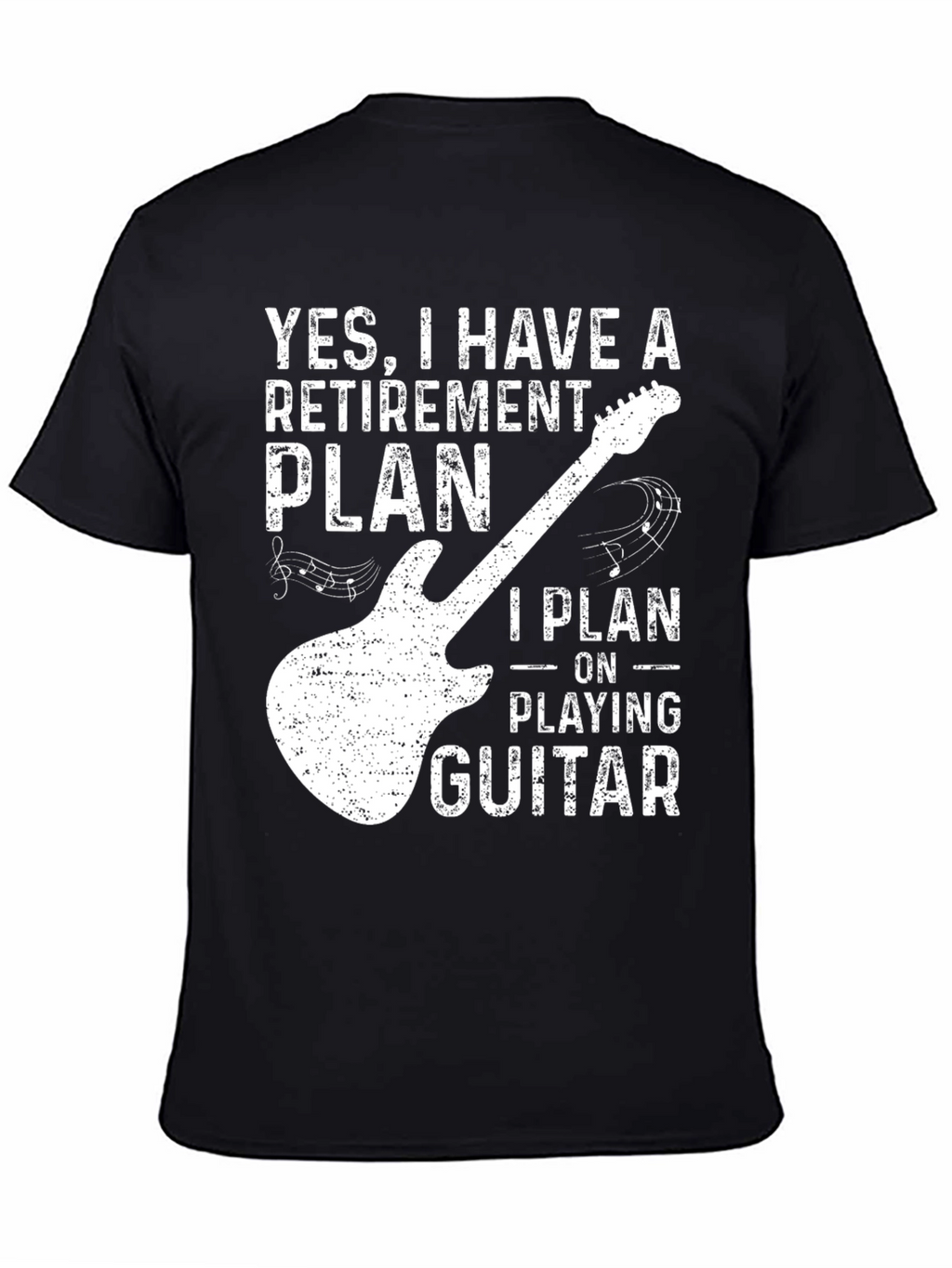 Guitar Retirement Plan T-Shirt - Musician Gift