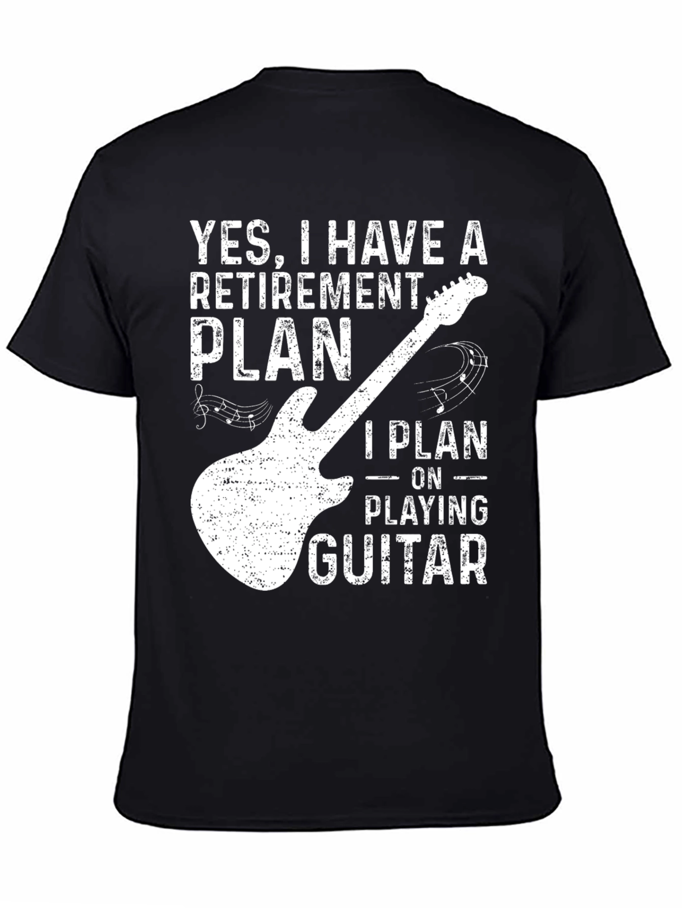 Guitar Retirement Plan T-Shirt - Musician Gift