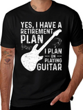 Guitar Retirement Plan T-Shirt - Musician Gift