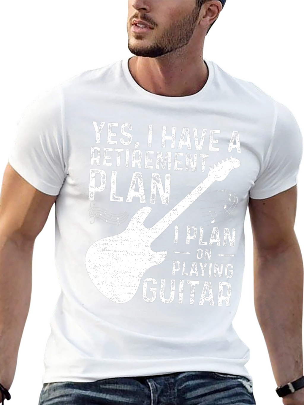 Guitar Retirement Plan T-Shirt - Musician Gift