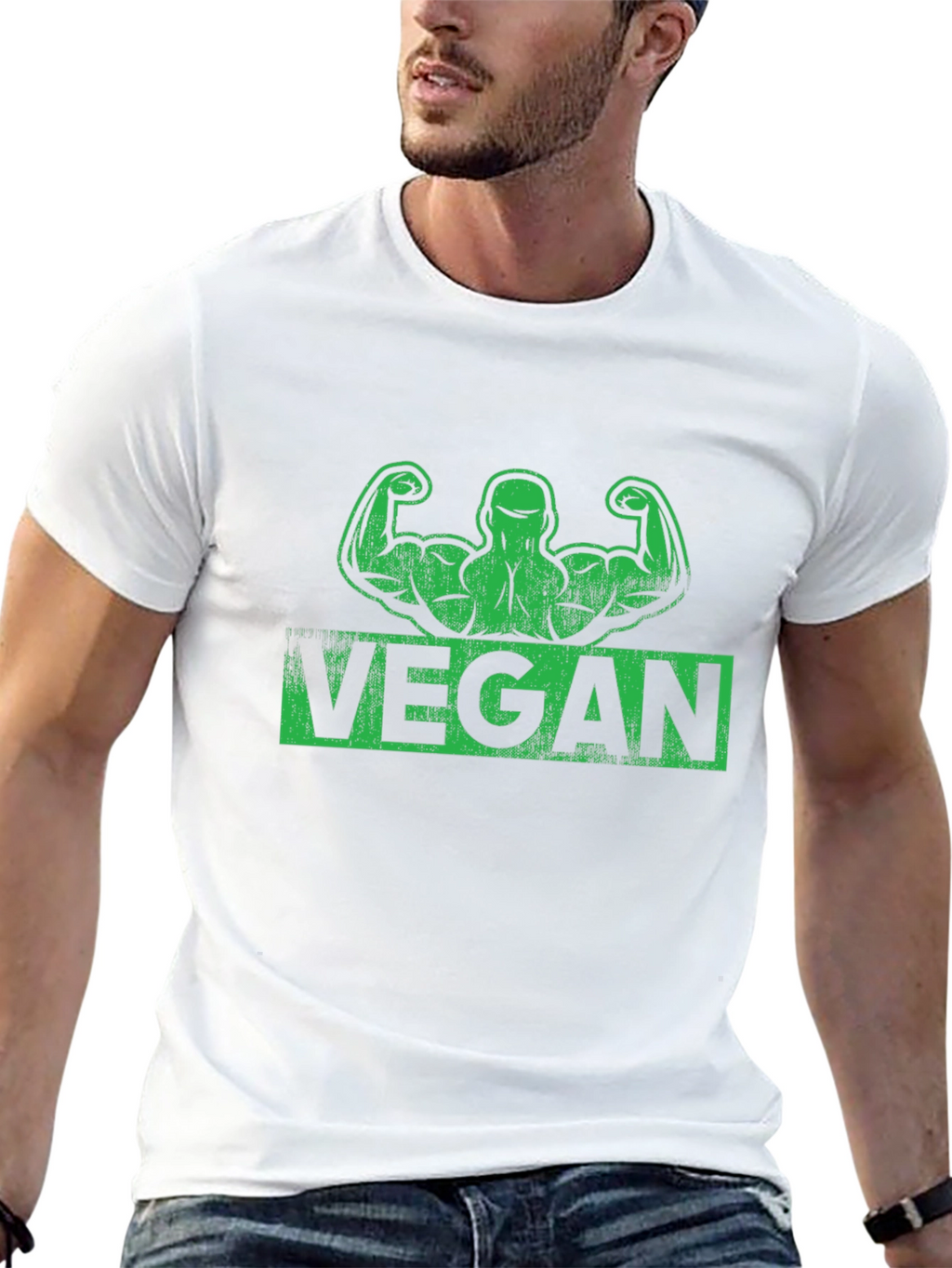 Vegan Bodybuilder T-Shirt - Plant-Based Power