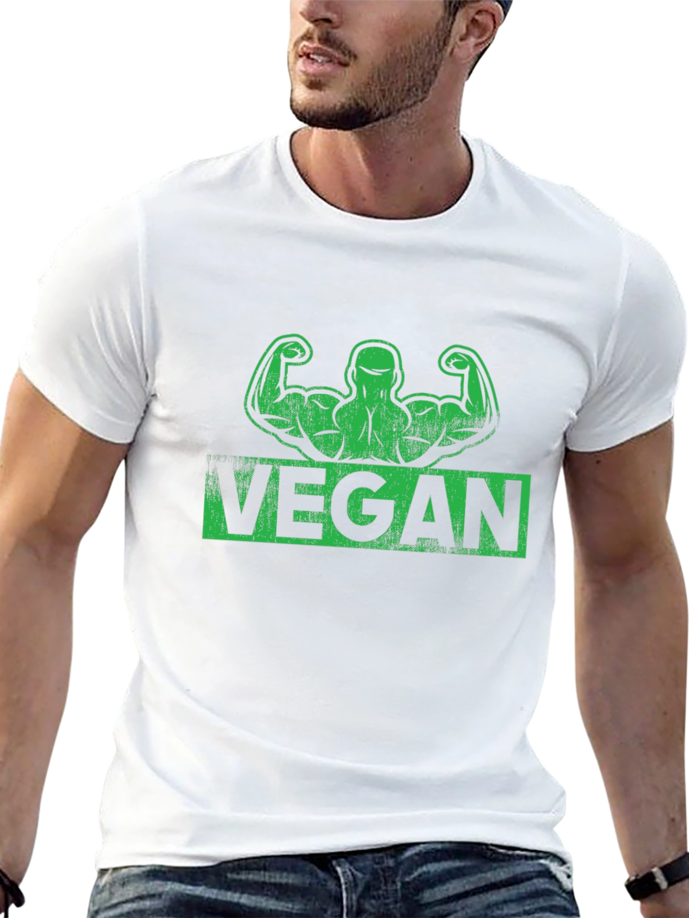 Vegan Bodybuilder T-Shirt - Plant-Based Power