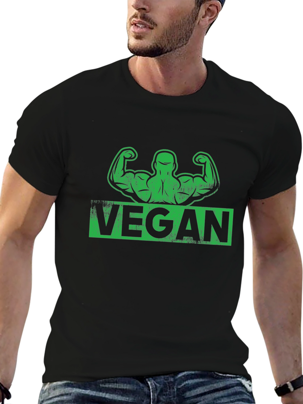 Vegan Bodybuilder T-Shirt - Plant-Based Power