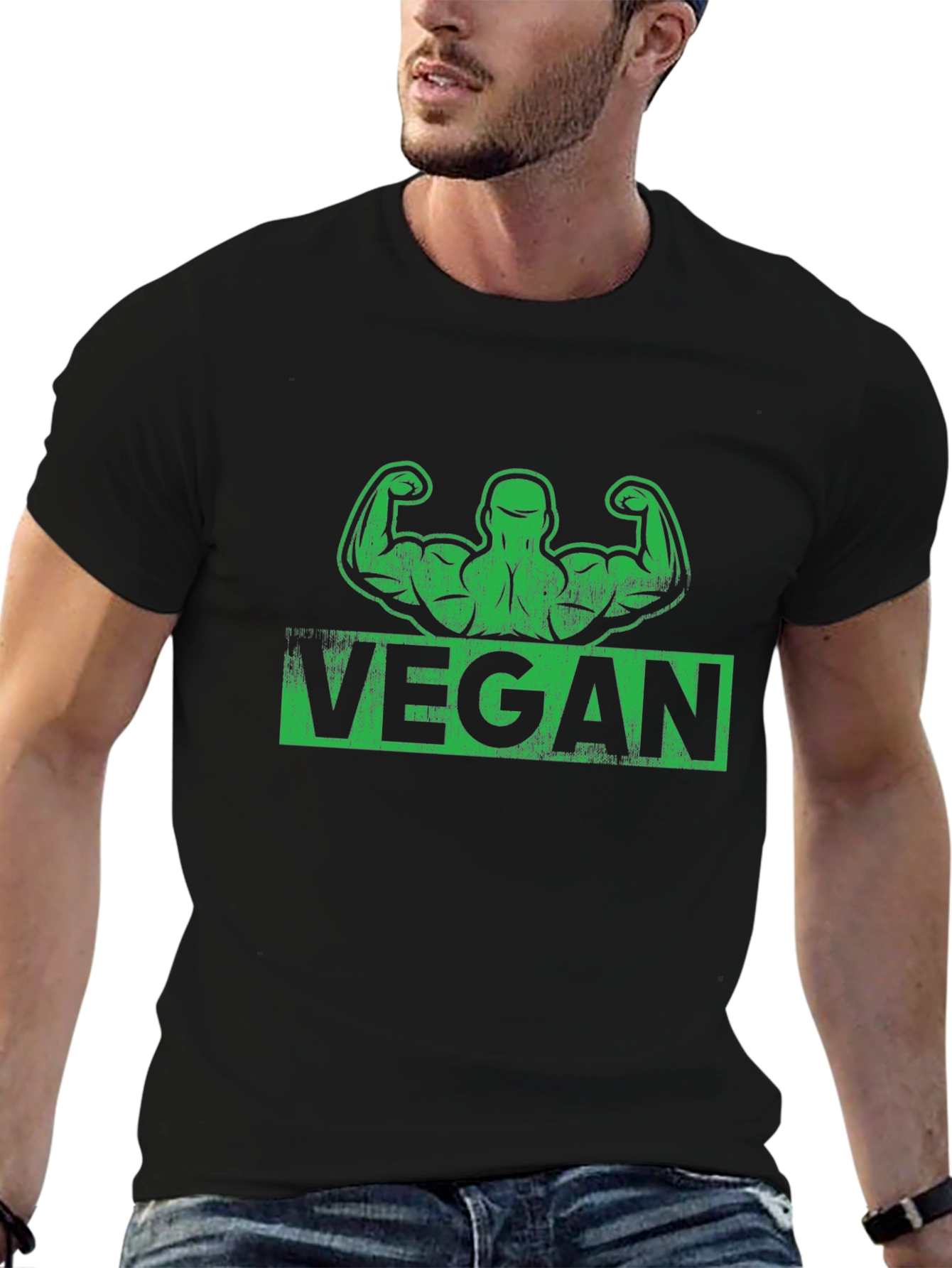 Vegan Bodybuilder T-Shirt - Plant-Based Power
