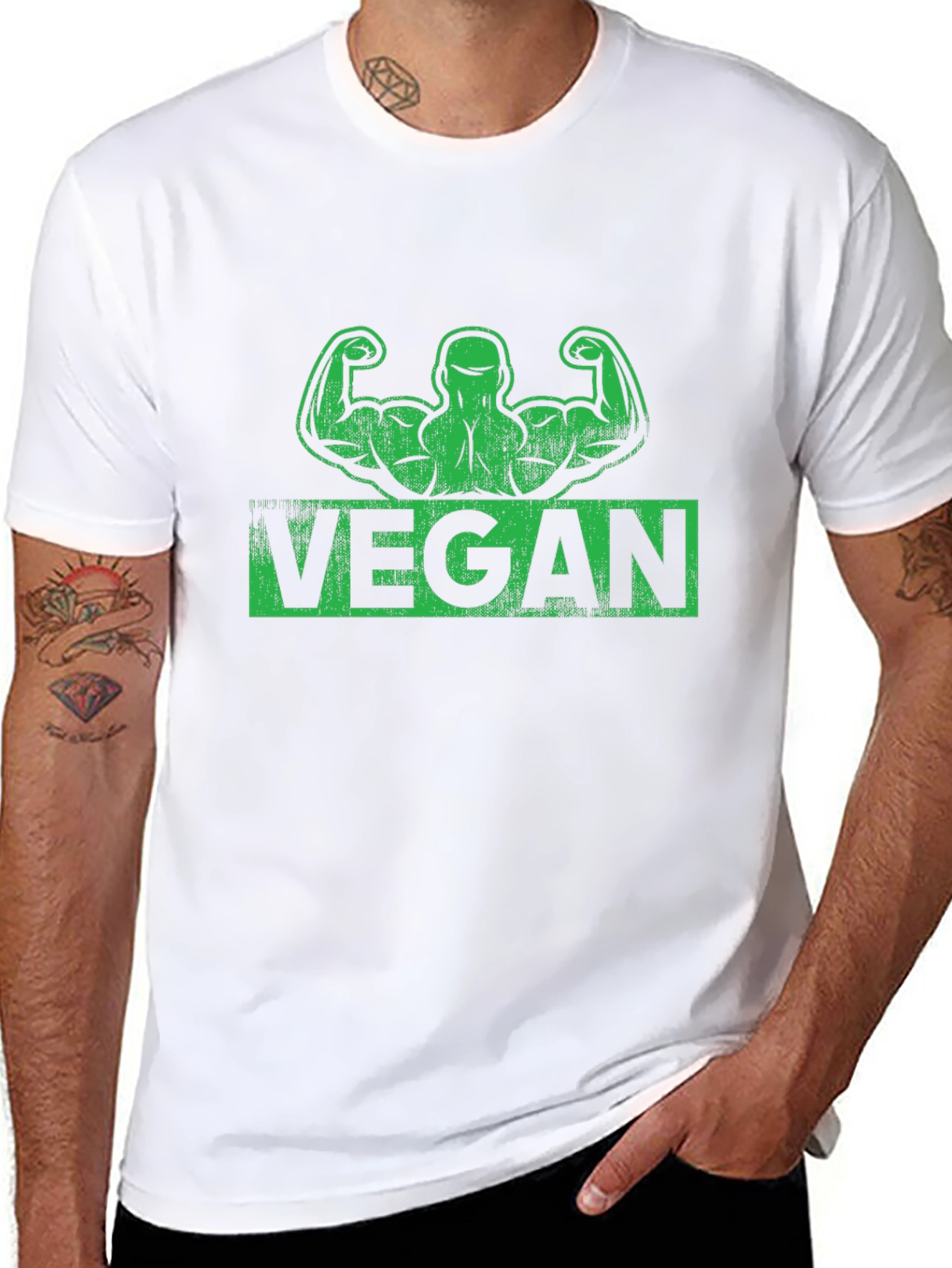 Vegan Bodybuilder T-Shirt - Plant-Based Power