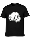 Fisted 31ER Graphic Print Black T-Shirt