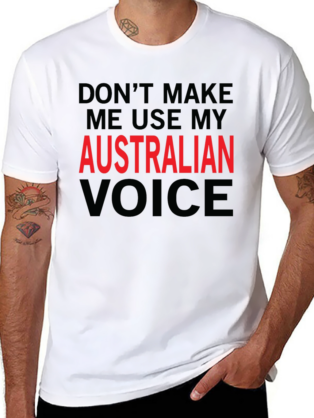 Australian Voice T-Shirt - Funny Sarcastic Tee