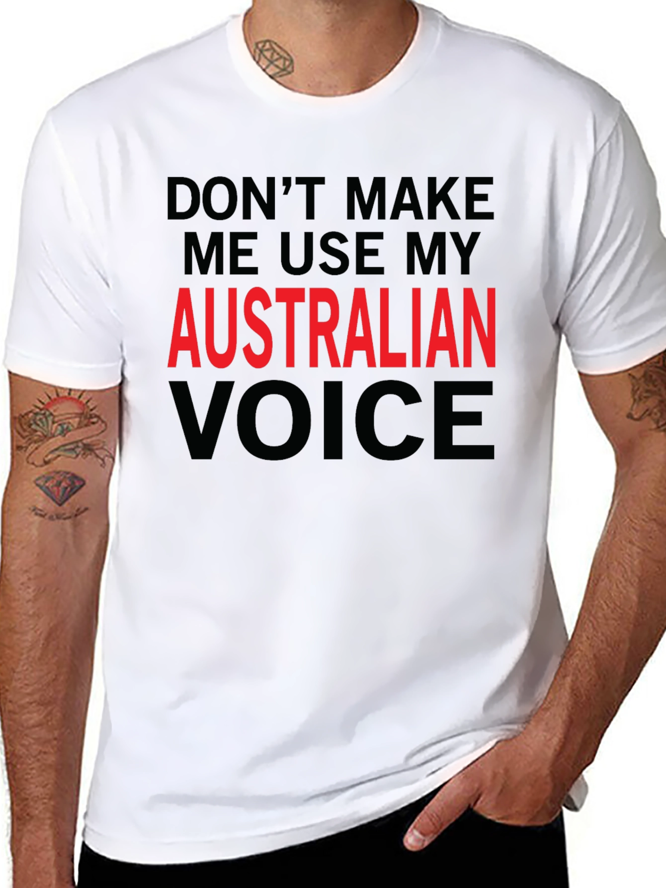 Australian Voice T-Shirt - Funny Sarcastic Tee