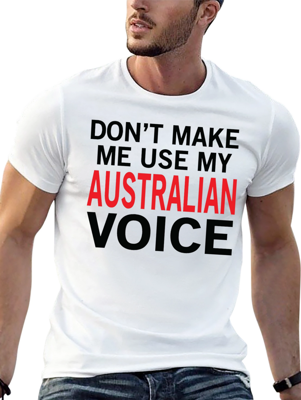 Australian Voice T-Shirt - Funny Sarcastic Tee