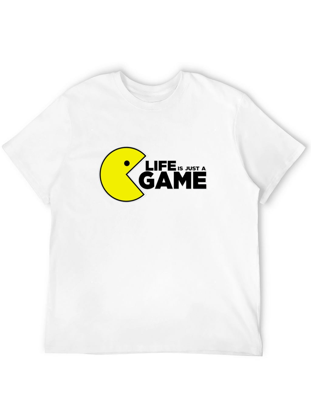 Life is Just a Game Pac-Man Style Graphic Tee