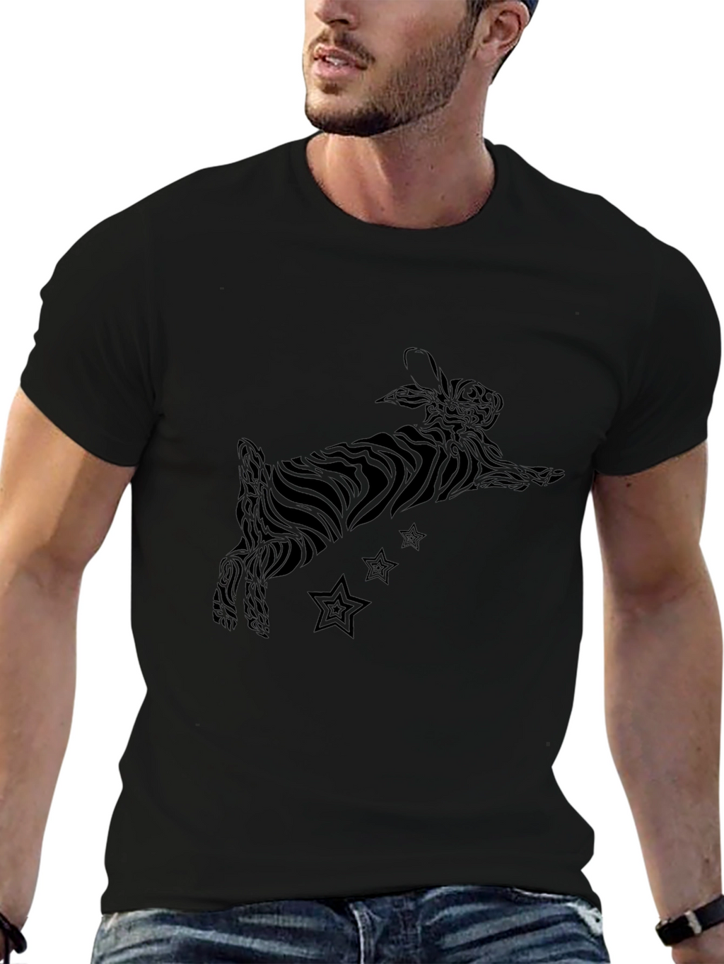 Tribal Rabbit Graphic Tee