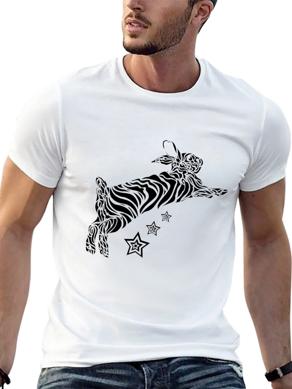 Tribal Rabbit Graphic Tee