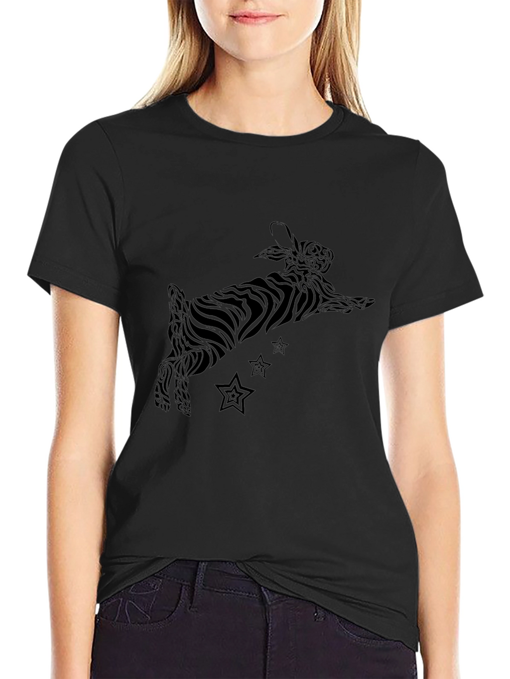 Tribal Rabbit Graphic Tee