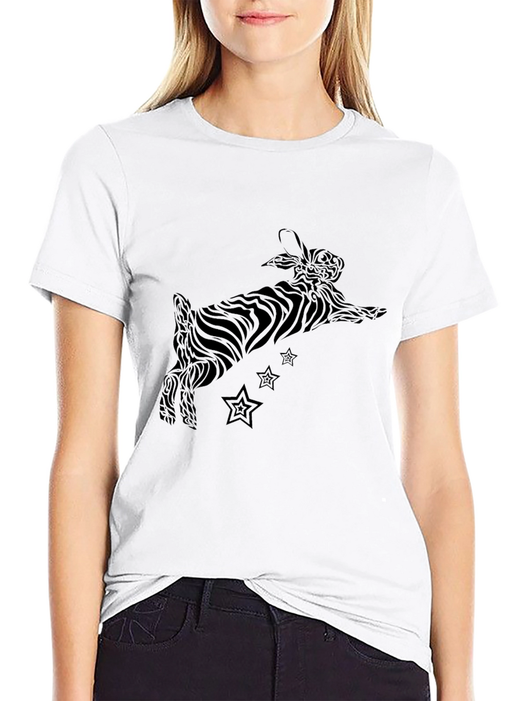 Tribal Rabbit Graphic Tee