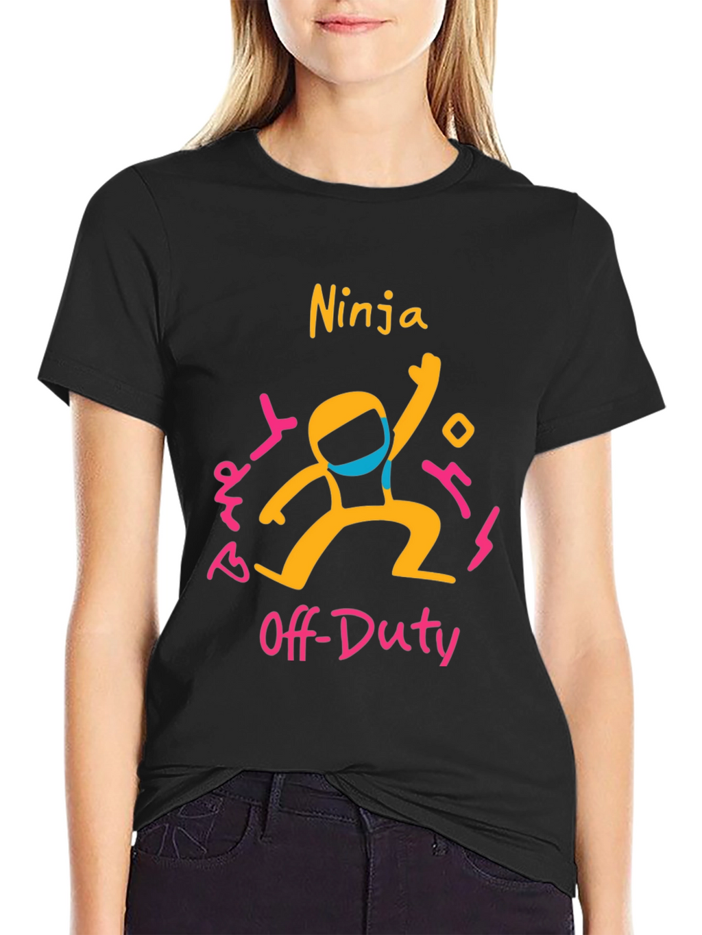 Ninja Off-Duty Graphic Tee - Fun & Casual T-Shirt