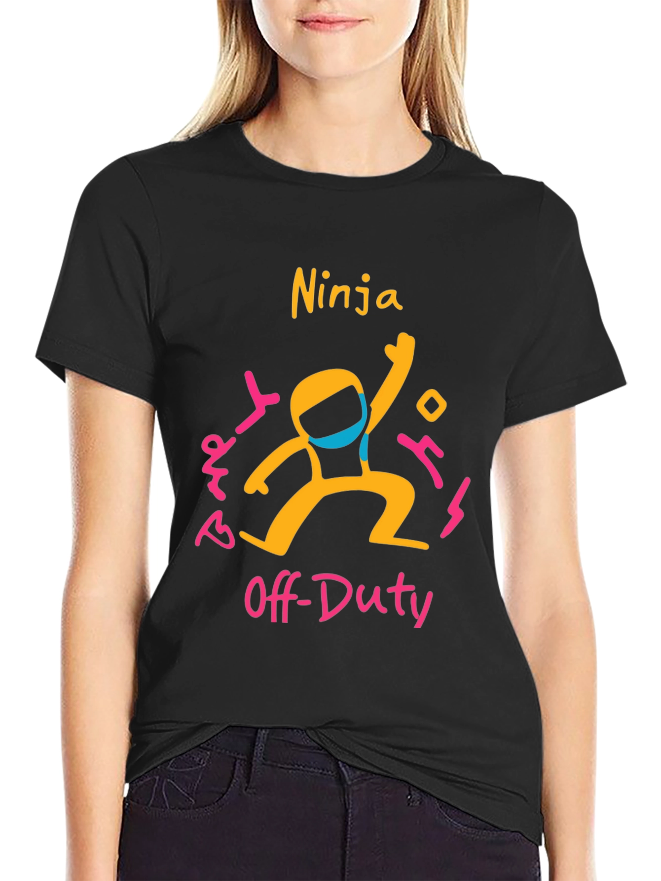 Ninja Off-Duty Graphic Tee - Fun & Casual T-Shirt