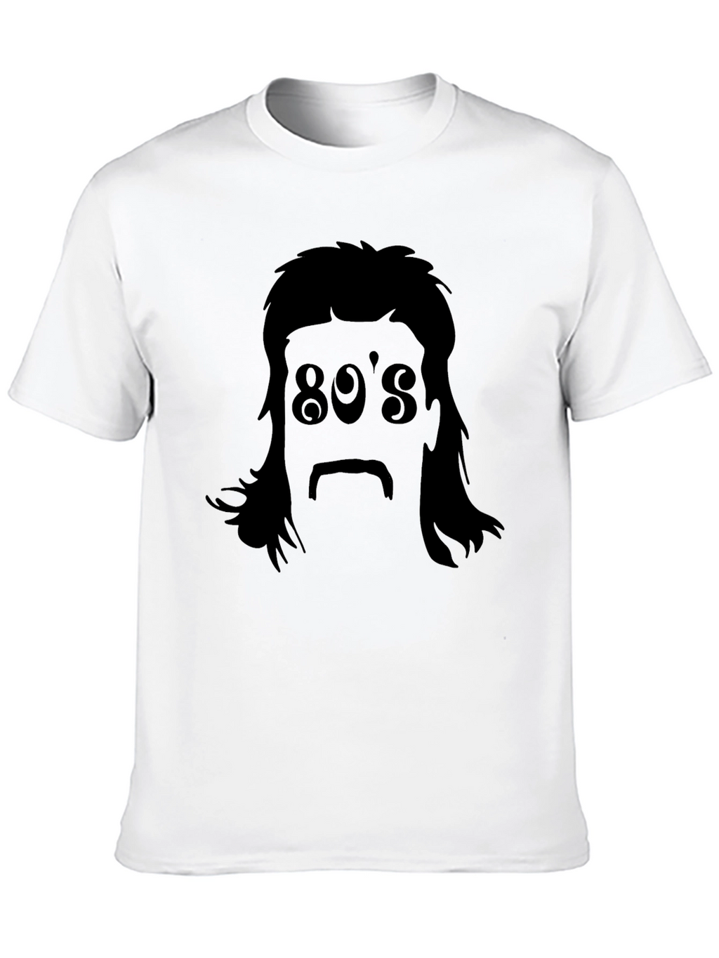 Retro 80s Mullet T-Shirt - Classic Throwback Style