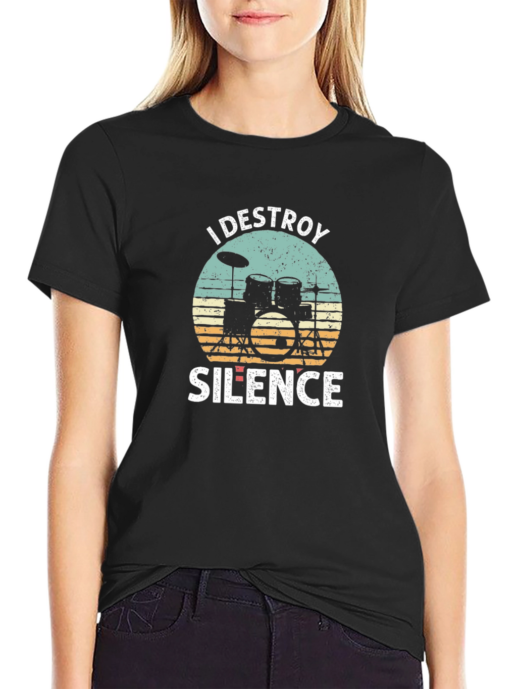 Destroy Silence Drummer T-Shirt