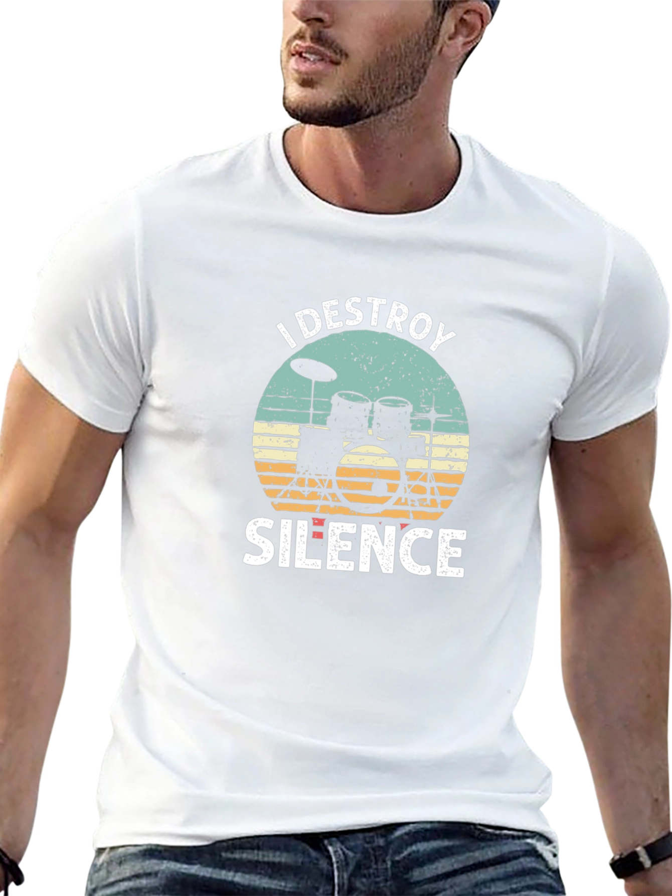 Destroy Silence Drummer T-Shirt