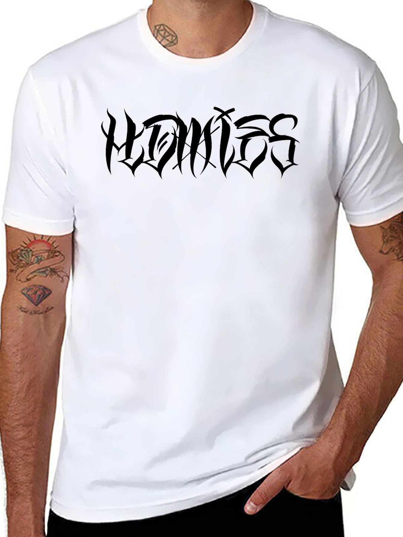 Black HOMIES Graphic T-Shirt