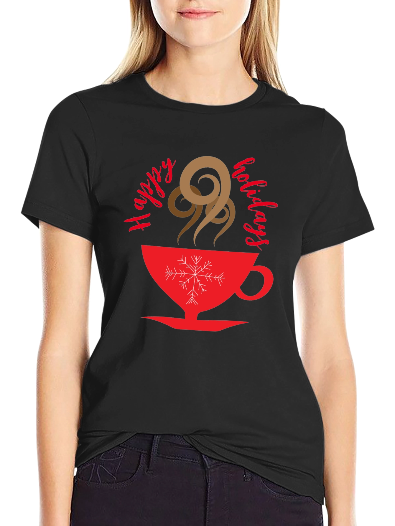 Holiday Coffee Graphic T-Shirt