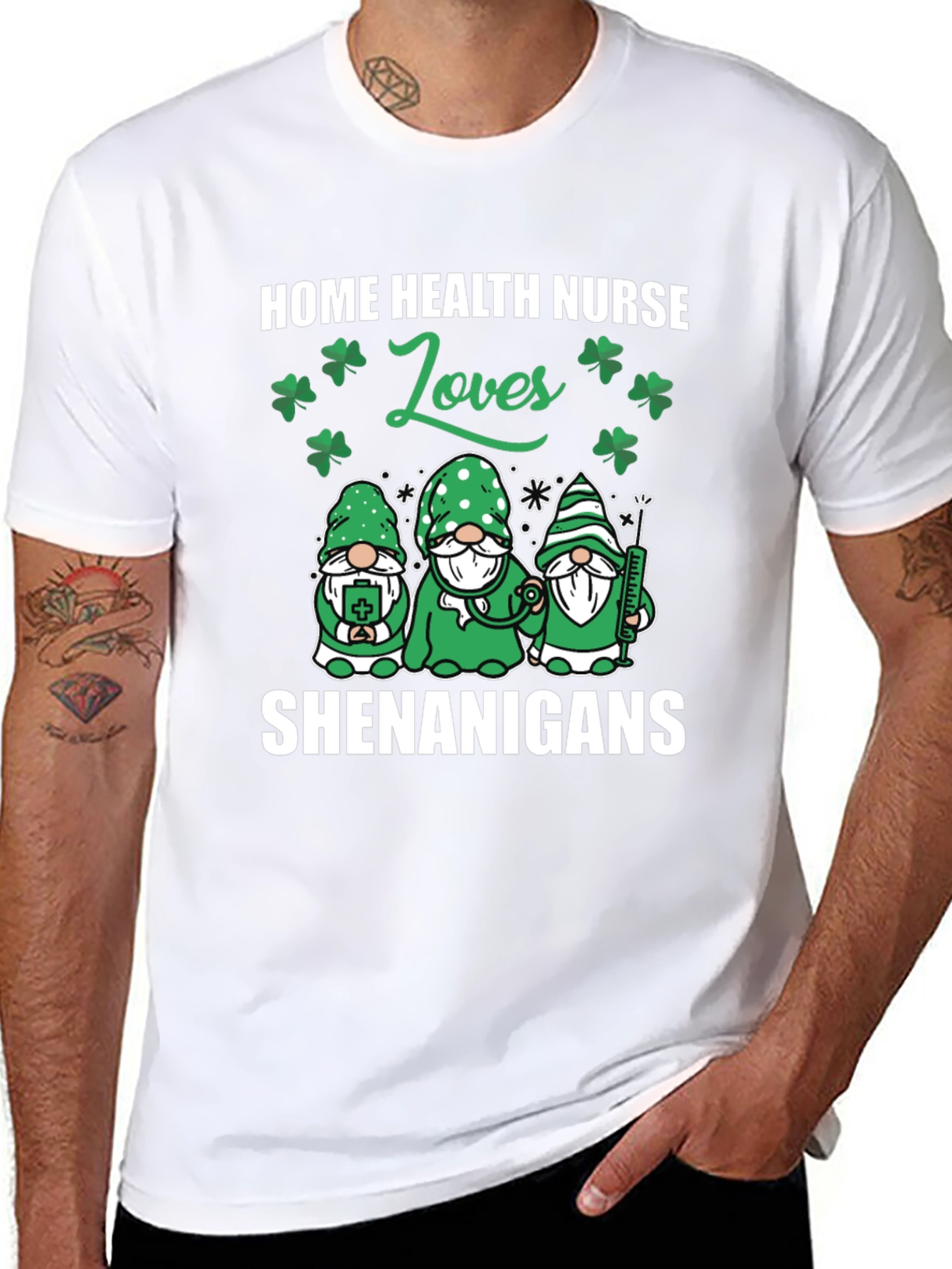 Home Health Nurse St. Patricks Day T-Shirt