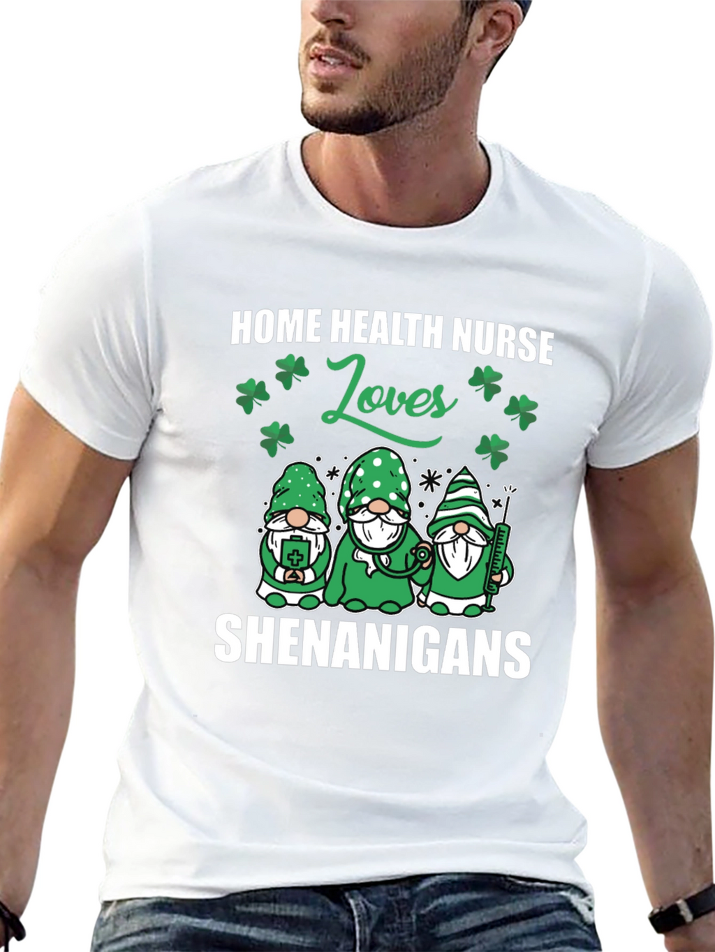 Home Health Nurse St. Patricks Day T-Shirt